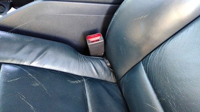 2009-2015 Honda Pilot Driver Left Front Seat Belt Buckle Receiver Gray/Blue Gr