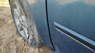 2006-2010 Hyundai Sonata Driver Left Front Fender Oem Blue 663100A000