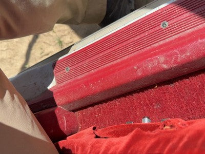 1986 Olds 88 Driver Left Lower Sill Step Moulding Trim Panel Oem Red
