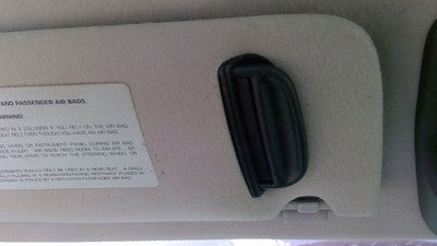 1994 Chrysler LHS Driver Left Sun Visor Complete Assembly Set OEM Gray 2 piece