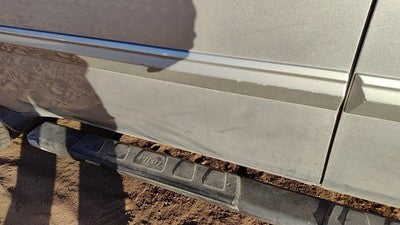 2009 Honda Pilot Driver Left Front Moulding From Door Oem Trim Strip Silver Si