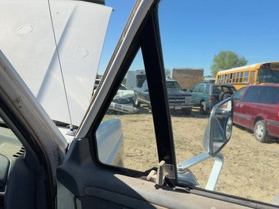 92-97 F250 Passenger Right Front Vent Window Small Door Glass With Frame Oem
