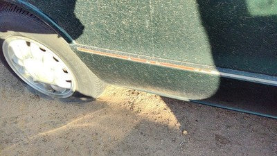 1996 Olds 88 Passenger Right Rear Moulding From Door Oem Back Trim Strip Green