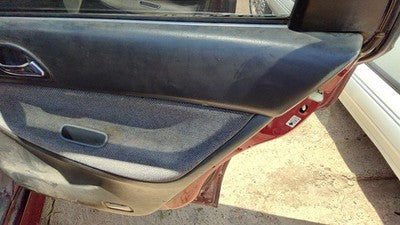 94 95 Honda Accord Passenger Right Rear Door Trim Panel With Switches Back Gray