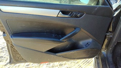 12-19 Vw Passat Driver Left Front Door Trim Panel With Master Switch Black Tb