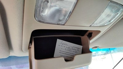 02-06 Camry Center Overhead Console Oem Dome Light Map Lamp Cubby Taupe 43