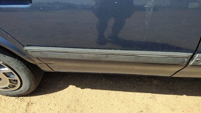 94 Olds Cutlass Ciera Passenger Right Rear Moulding From Door Back Trim Blue
