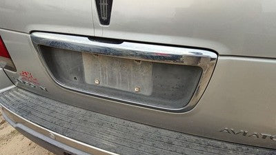 2003 Lincoln Aviator License Plate Trim Surround Panel Oem Tail Trunk Finish