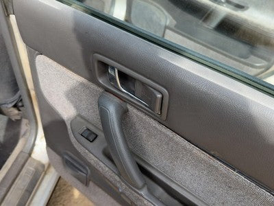 1990 Subaru Legacy Passenger Right Rear Door Trim Panel With Switches Back Gray