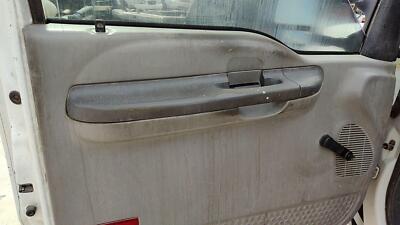 1999-2001 F250 Super Duty Driver Left Front Inside Door Trim Panel Only Oem Gray