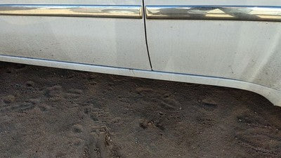 2002-2009 Gmc Envoy Driver Left Lower Rocker Panel Moulding Side Skirt White 50U