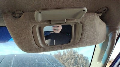 2002-2004 Jeep Grand Cherokee Passenger Right Sun Visor Oem Gray Dv 5Hg82tl2ac