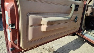 1985 Pontiac Sunbird Driver Left Door Trim Panel Manual Windows Oem Tan