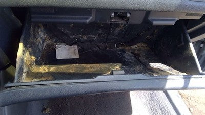1991 Mitsubishi Galant Vr-4 Glove Box Assembly Complete Door With Latch Black