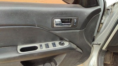 10-12 Fusion Driver Left Front Door Trim Panel With Master Switch Charcoal Fw