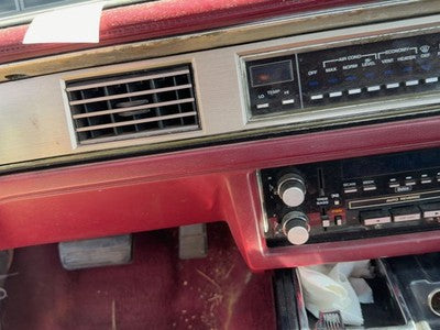 1986-1988 Olds 88 Passenger Dash Trim Dash Heater Vent Assembly Oem Ac 25532007