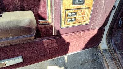 1989 Buick Century Driver Left Front Inside Door Trim Panel Only Oem Red