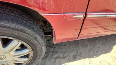 06 Town Country Passenger Right Rear Moulding On Quarter Panel Oem Red Prh