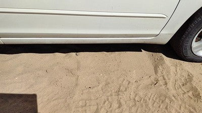 02-06 Altima Passenger Right Front Rocker Panel Moulding Side Skirt White Qx3