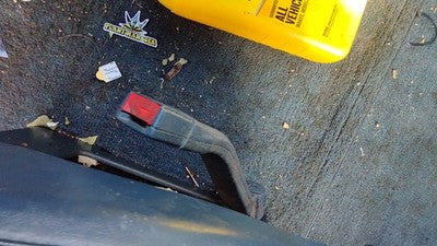 1993 Gmc Safari Driver Left Front Seat Belt Buckle Receiver Oem Blue