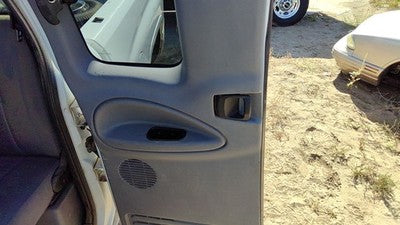 1998-2001 Ram 1500 Driver Left Rear Door Trim Panel With Switches Back Gray