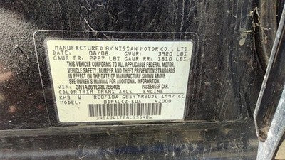 2008 Nissan Sentra Electronic Control Module Computer Ecm Ecu 2.0L 23710Ze83A