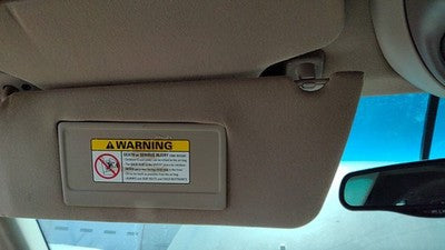 2000-2002 Ford Expedition Driver Left Sun Visor Oem Tan Fh Yl1Z7804105Aaa