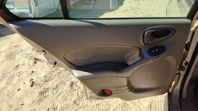00-05 Grand Am Driver Left Rear Door Trim Panel With Switches Back Dark Taupe