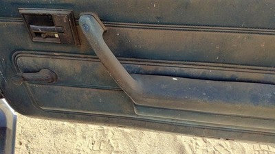 1985 Pontiac Sunbird Passenger Right Front Door Trim Panel Manual Windows Blue