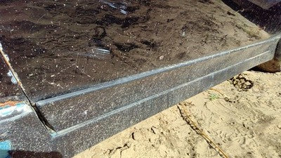 1989 Chevy Camaro Driver Left Front Moulding From Door Oem Trim Strip Black