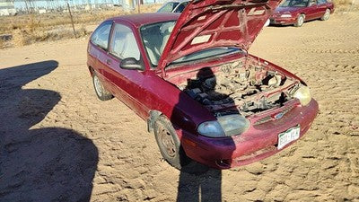 1994-1997 Ford Aspire Passenger Right Manual Window Regulator Oem F4bz6123200a