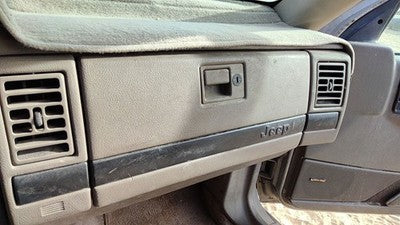 1994 Jeep Grand Cherokee Glove Box Assembly Complete Door With Latch Oem Gray