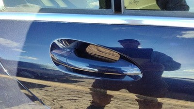 08-15 Mercedes C300 Passenger Right Rear Outside Door Handle Back Lunar Blue 890