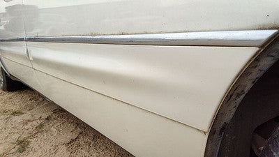97-05 Buick Park Ave Driver Left Rear Moulding From Door Oem Back Trim White 78u