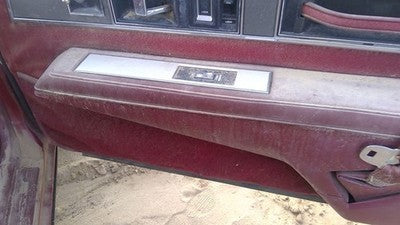 1990 Olds Eighty Eight Passenger Right Front Inside Door Trim Panel Only Oem Red