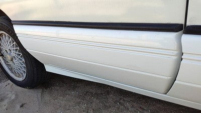1994 Pontiac Bonneville Passenger Right Rear Moulding From Door Back Trim White
