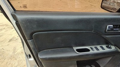 10-12 Fusion Driver Left Front Door Trim Panel With Master Switch Charcoal Fw