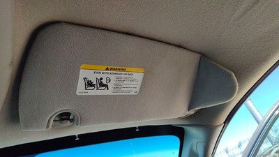 2004-2007 Dodge Caravan Passenger Right Sun Visor Oem Slate Gray D5 1Ar61Bd1Ab