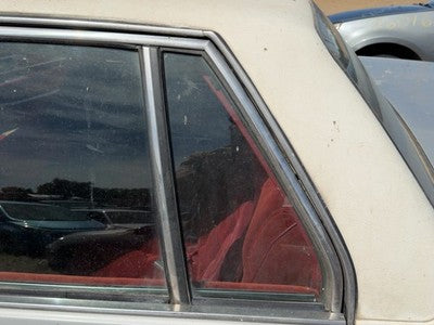 1986-1991 Olds 88 Driver Left Rear Vent Window Back Door Glass With Frame Oem