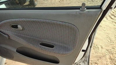 2001-2002 Kia Rio Passenger Right Front Door Trim Panel Manual Windows Gray