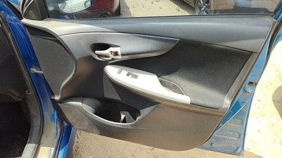 09 10 Corolla Passenger Right Front Inside Door Trim Panel Wh Switches Charcoal