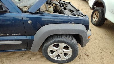 2002-2004 Jeep Liberty Passenger Right Front Fender Oem Blue Pb7 55177100Ad