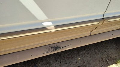 1993 Ford Explorer Driver Left Front Moulding From Door Oem Trim Strip White