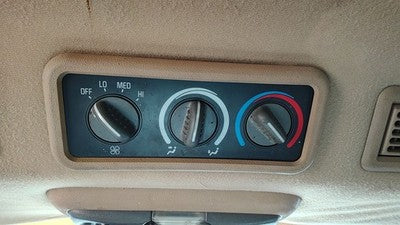 92-94 Chevy Suburban Rear Temperature Control Module In Dash Heater Ac Head Unit