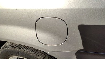 2001-2004 Acura Mdx Fuel Tank Door With Hinge Gas Lid Oem Filler Silver
