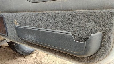 1992 Jeep Cherokee Passenger Right Front Door Trim Panel With Switches Gray