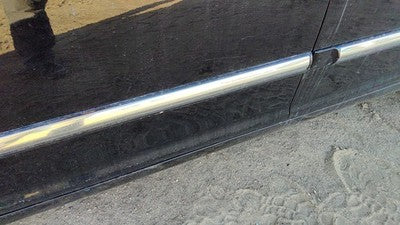 2004-2005 Hyundai Xg350 Driver Left Front Moulding From Door Trim Strip Black