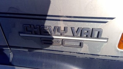1989 Chevy G20 Van Passenger Right Emblem Badge From Fender Oem