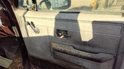 1983 Gmc Sierra C3500 Passenger Right Front Door Trim Panel Red
