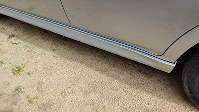 2007-12 Sentra Sr Driver Left Lower Rocker Panel Moulding Side Skirt Silver K23